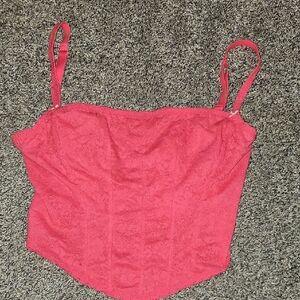 Victoria's Secret Red Lace Camisole